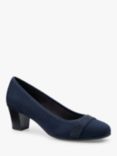 Hotter Salsa Heeled Courts, Navy