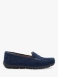 Hotter Jetty Suede Quilted Loafers