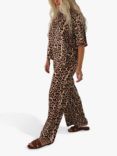 A-VIEW Leosine Leopard Print Trousers, Multi