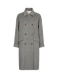 MOS MOSH Venice Wool Blend Coat, Grey Melange