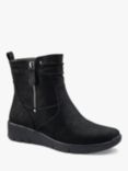 Hotter Epsom Wedge Boots