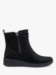 Hotter Epsom Wide Fit Wedge Boots