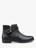 Hotter Kingston Leather Ankle Boots, Black