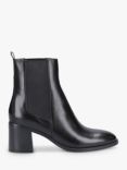 Hush Puppies Caroline Leather Block Heel Chelsea Boots, Black