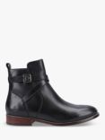 Hush Puppies Cassidy Leather Ankle Boots, Black