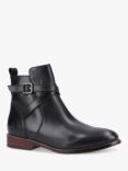 Hush Puppies Cassidy Leather Ankle Boots, Black