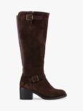 Hush Puppies Heidi Suede Knee High Boots, Brown