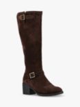 Hush Puppies Heidi Suede Knee High Boots, Brown