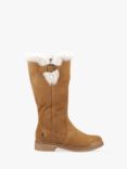 Hush Puppies Millie Suede Fleece Lined Boots, Tan