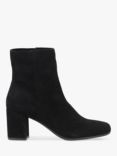 Hush Puppies Octavia Suede Heeled Ankle Boots, Black