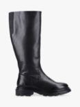 Hush Puppies Rowan Leather Knee High Boots, Black