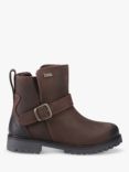 Hush Puppies Wakely Waterproof Leather Shearling Lined Ankle Boots, Brown