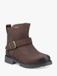 Hush Puppies Wakely Waterproof Leather Shearling Lined Ankle Boots, Brown