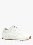 Hush Puppies Seventy8 Leather Trainers, Cream