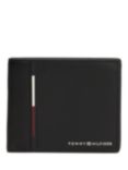 Tommy Hilfiger Casual Leather Card & Coin Wallet, Black