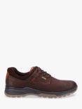 Hush Puppies Pele Waterproof Leather Trainers, Brown