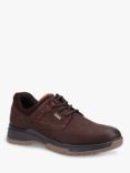 Hush Puppies Pele Waterproof Leather Trainers, Brown