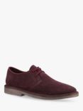 Hush Puppies Scout Suede Derby Shoes, Wine