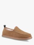 Hush Puppies Charles Suede Moccasin Slippers, Tan