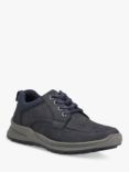 Hush Puppies Adam Nubuck Leather Trainers, Navy