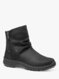 Hotter Terrain Extra Wide Fit Waxed Nubuck GTX Walking Ankle Boots, Black