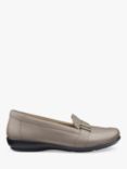 Hotter Clay Leather Moccasin Inspired Slip Ons, Mink