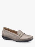 Hotter Clay Leather Moccasin Inspired Slip Ons, Mink