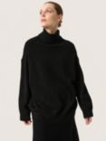 Soaked In Luxury Rakel Wool Blend Jumper, Black