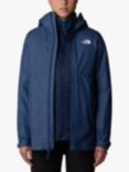 The North Face Hikesteller Triclimate Hooded Jacket, White Heather/Navy