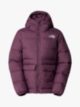 The North Face Gotham Insulated Hooded Puffer Jacket, Midnight Mauve