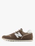 New Balance 373 Leather Blend Trainers, Brown