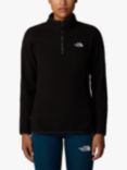 The North Face 100 Glacier Quarter Zip Fleece, Black