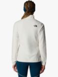 The North Face 100 Glacier Quarter Zip Fleece, White Dune