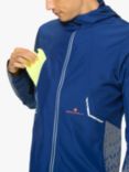 Ronhill Men's Lightweight Reflective Jacket, Blue Ocean