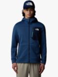 The North Face Mountain Athletics Men's Full Zip Fleece, Shady Blue/Navy