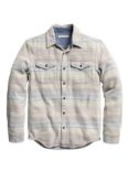 Outerknown Blanket Overshirt, Sunrise Stripe