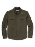 Outerknown Trans Utility Overshirt, Olive Jaspe