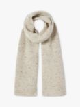 Peregrine Porter Merino Wool Ribbed Scarf, Oatmeal