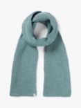 Peregrine Porter Merino Ribbed Scarf, Seafoam