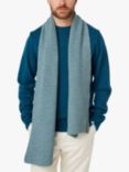 Peregrine Porter Merino Ribbed Scarf, Seafoam