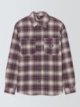 Dickies Evansville Check Shirt, Plum Perfect