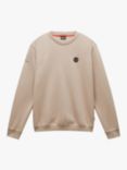 Napapijri B-Badge Crew Neck Sweatshirt, Beige Rocky