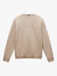 Napapijri B-Badge Crew Neck Sweatshirt, Beige Rocky