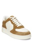 Polo Ralph Lauren Masters Court Leather Suede Trainers, Desert Tan