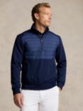 Polo Golf by Ralph Lauren Half-Zip Knit Fleece, Refined Navy