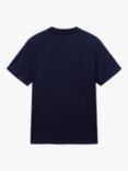 Napapijri Box Logo Cotton Short Sleeve T-Shirt, Marine