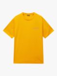 Napapijri Albula Logo Cotton Short Sleeve T-Shirt, Marigold