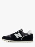 New Balance 373 Leather Blend Trainers, Black