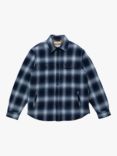 Nudie Jeans Glenn Padded Check Shirt, Blue