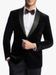 Ted Baker Vilas Velvet Suit Jacket, Black